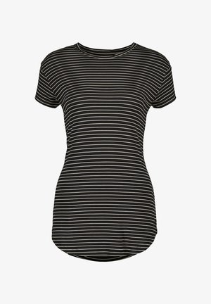 alife & kickin, MALISA - KURZARM - T-Shirt print - black stripes