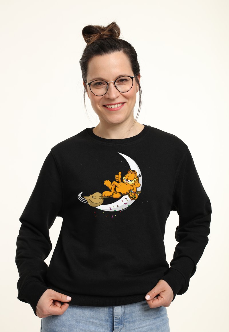 Henry Tiger GARFIELD A CANDY CAT - Felpa - black