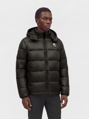 KARL LAGERFELD, HOODED - Зимно яке - black