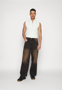 Jaded London VINTAGE COLOSSUS BAGGY  - Baggy jeans - dark brown