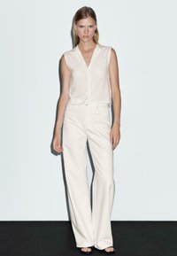 Massimo Dutti Weste - beige