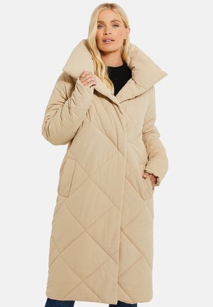 PERIDOT QUILTED PUFFER - Zimní kabát - stone