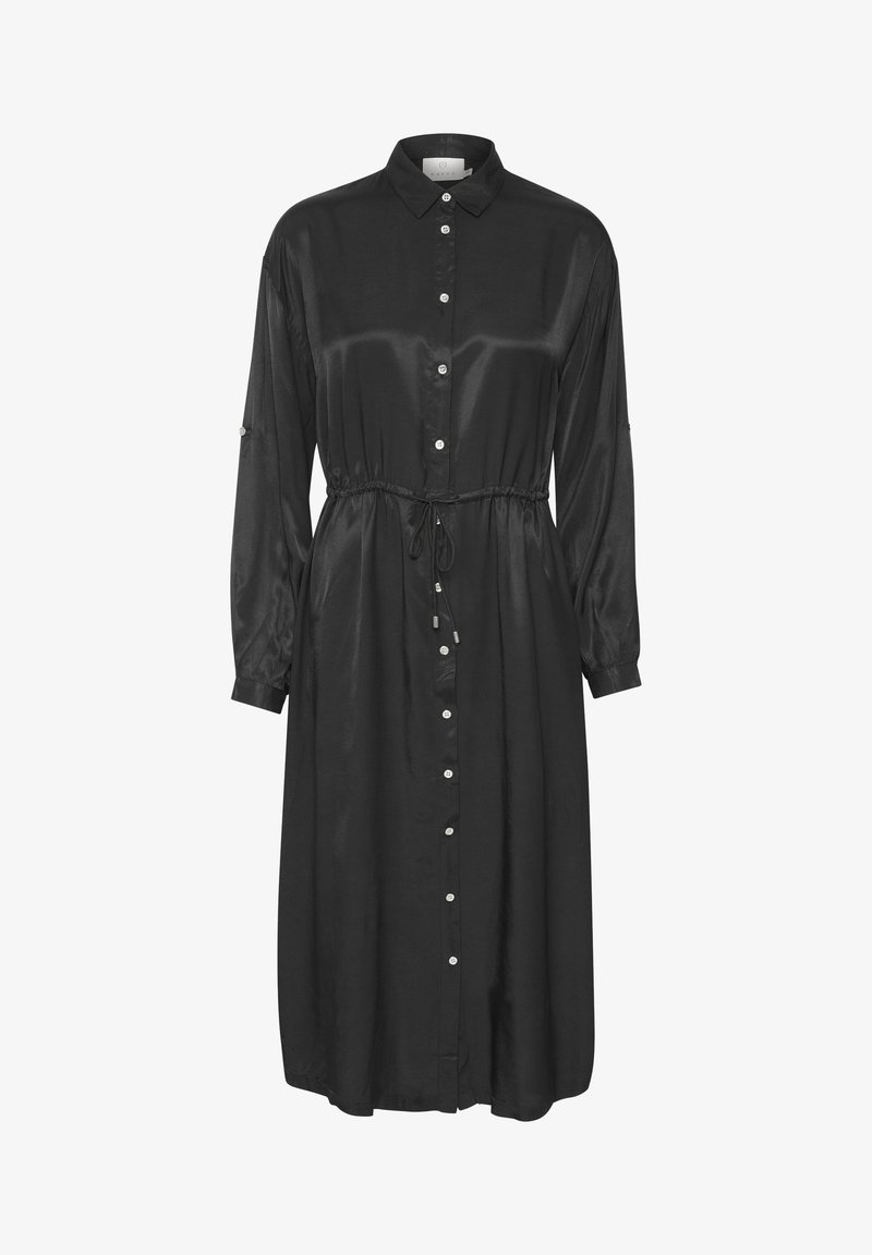 Kaffe DAHLIA Shirt Dress Black Deep mottled Black Zalando ie kaffe-dahlia-shirt-dress-black-deep-mottled-black-zalando-ie