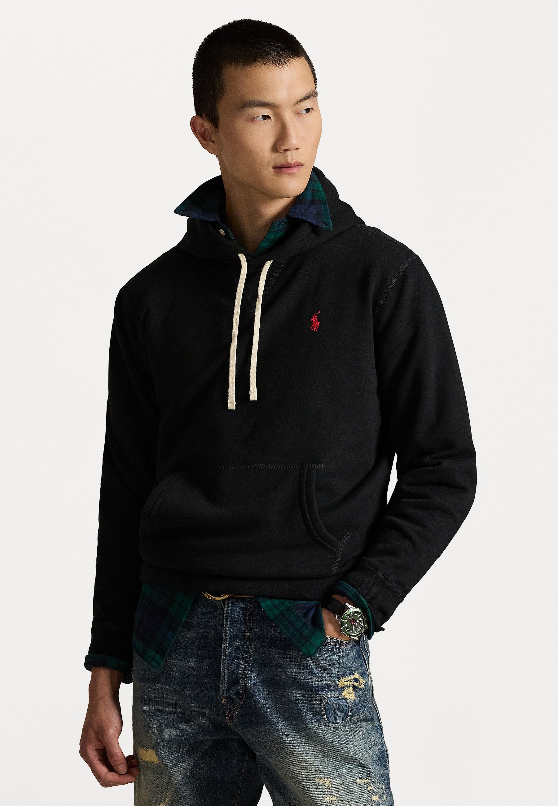 Navy Zip Ralph Lauren Fleece Zip Hoodie Polo Ralph Lauren THE