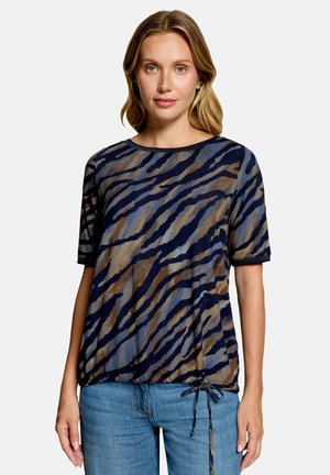 Betty Barclay, BETTY BARCLAY MIT TUNNELZUG CASUAL-SHIRT - T-shirt imprimé - blau braun