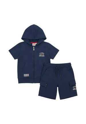 ENSEMBLE IMPRIMÉ - Pantalon de survêtement - marine