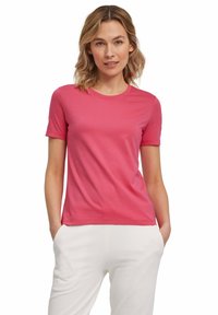 FALKE Basic Round Neck - T-Shirt basic - fuchsia