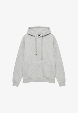 PULL&BEAR, BASIC - HOODIE - Sweat à capuche - light grey