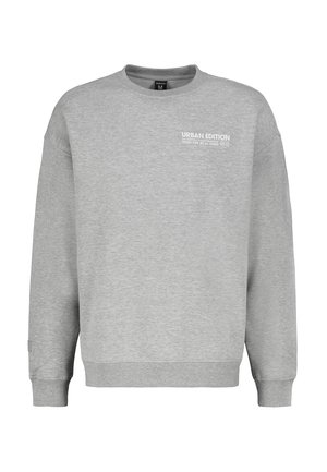 RUNDHALS - Sweatshirt - hellgrau