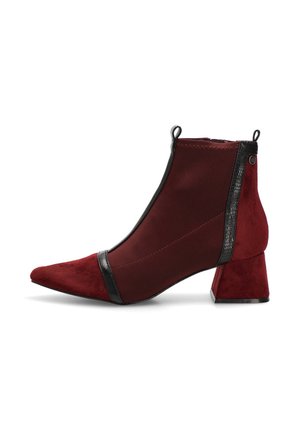 Botines camperos - mottled  bordeaux