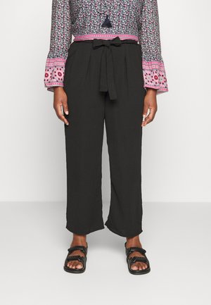 CARDAKODA BELTED PANT PLUS SIZE - Trousers - black