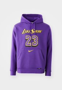 Nike Performance NBA CITY EDITION LOS ANGELES LAKERS LEBRON JAMES HOODY - Klubbklær - field purple