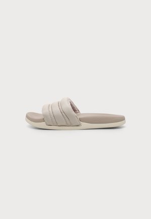 adidas Sportswear, ADILETTE COMFORT - Bazénové šmýkačky - crystal linen/dual lilac/wonder taupe