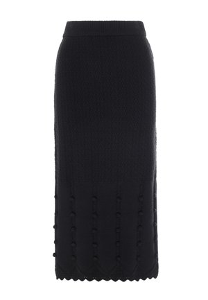 IZIA, IZIA SKIRT - Kokerrok - black