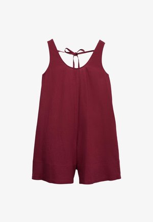 Marks & Spencer, TIE DETAIL PLAYSUIT - Mono - light wine