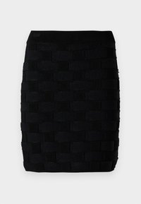 ASH SKIRT - Mini krilo - black
