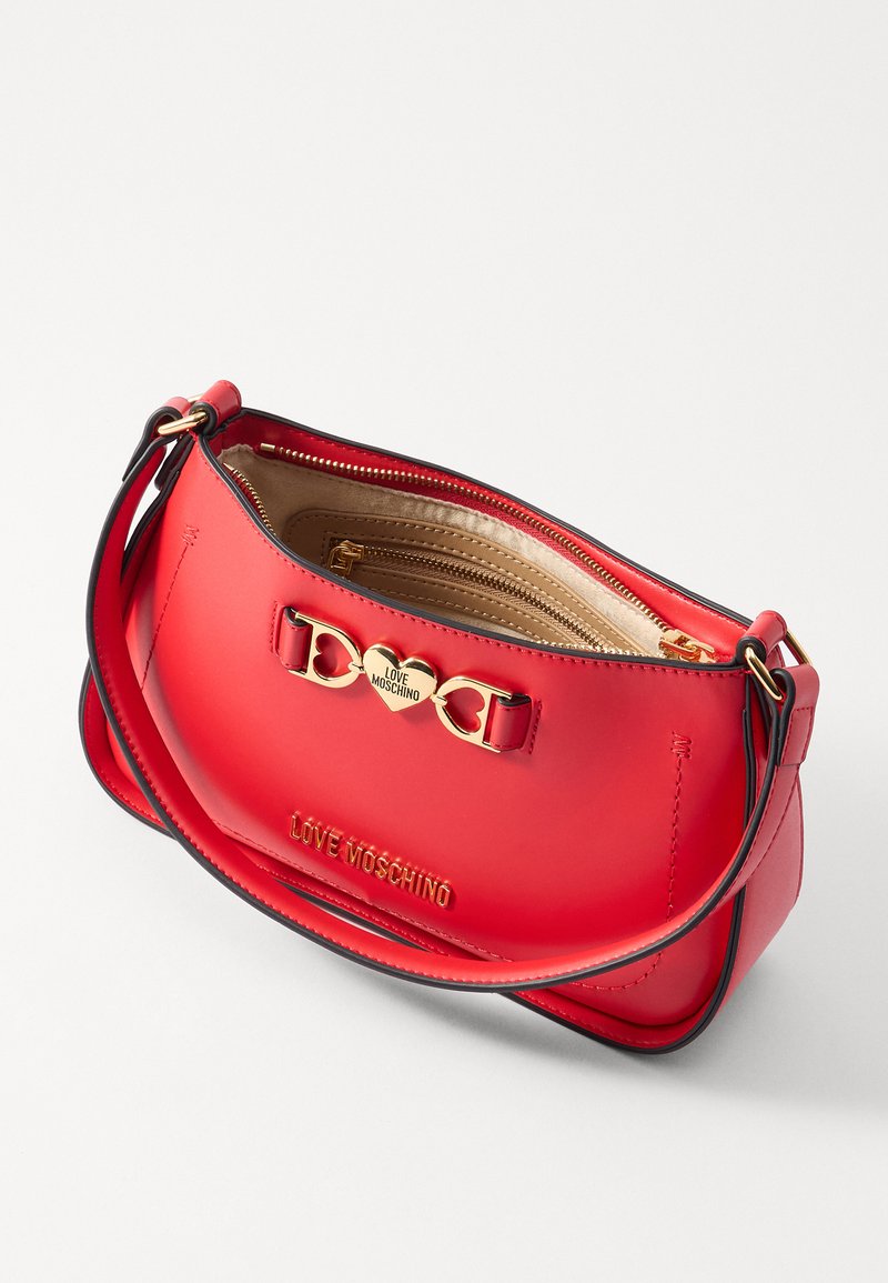 Sac à Main LOVE MOSCHINO En Cuir Rouge - Bandoulière - Neuf Avec étiquettes