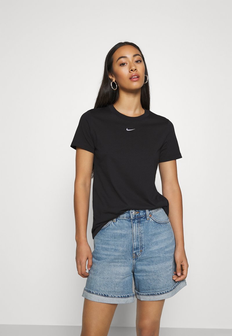 Nike Sportswear TEE CREW TShirt basic black/schwarz Zalando.at