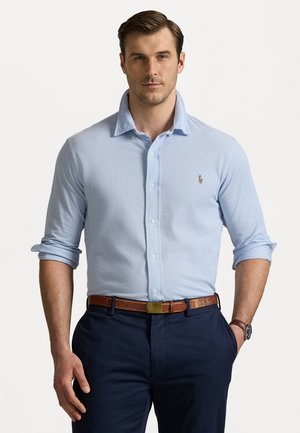 KNIT OXFORD SHIRT - Vapaa-ajan kauluspaita - blue