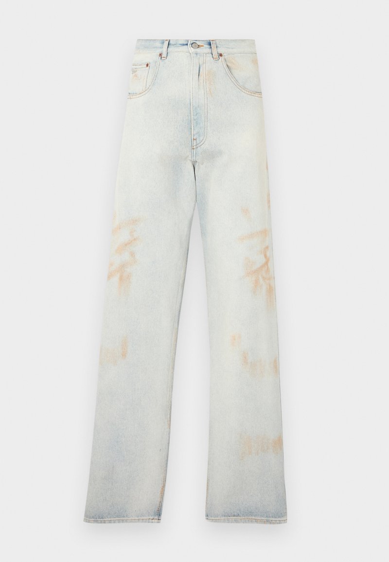 MM6 Maison Margiela PANTS 5 POCKETS - Blugi loose fit - light blue ...