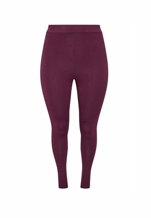 Evans, PLUS SIZE BASIC LEGGINGS - Leggings - Hosen - raspberry