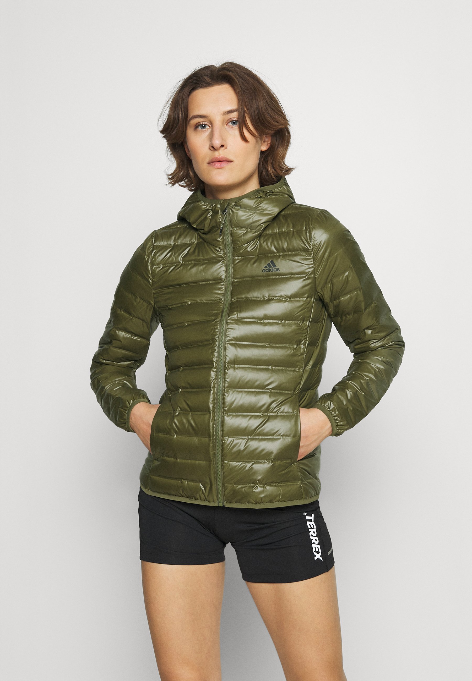 varilite hooded down jacket