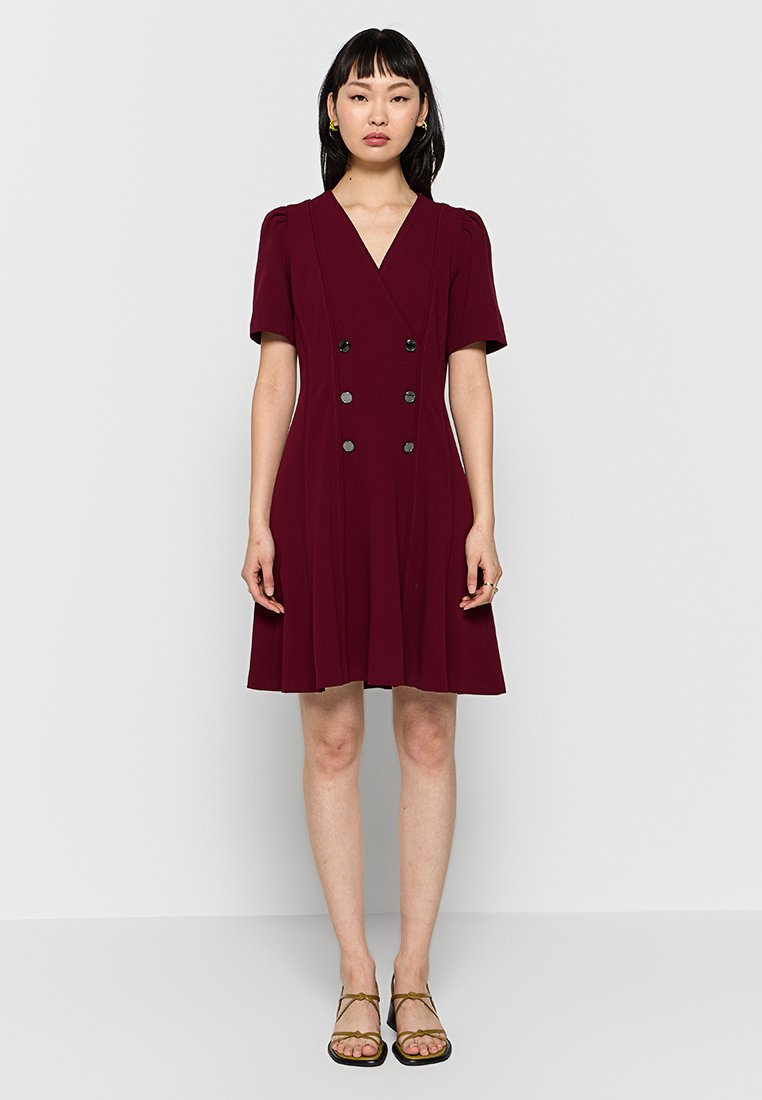 DKNY Jurk bordeauxrood