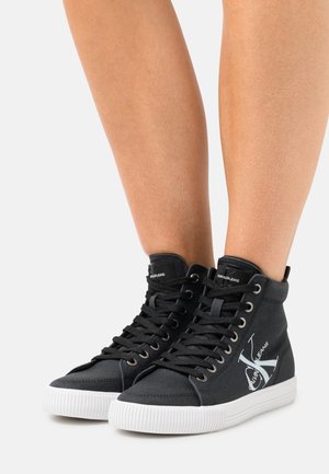 MID LACEUP - High-top trainers - black
