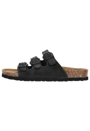 SANTA - Pantolette flach - black