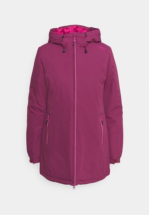 WOMAN FIX HOOD - Vinterkåpe / -frakk - amaranto