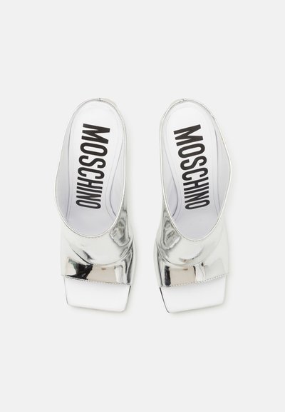 MOSCHINO CIABATTA - Korolliset pistokkaat - argento