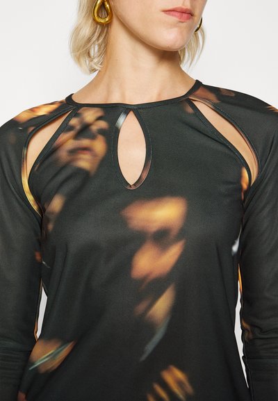 WOOD WOOD EMMA CUT OUT - Μπλούζα - black