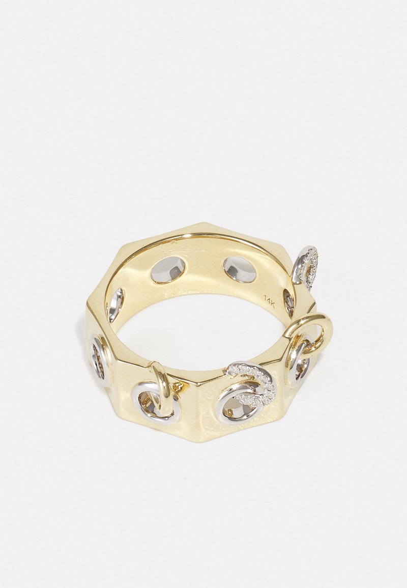 RAINBOW K - EYET - Ring - yellow white gold, Enlarge