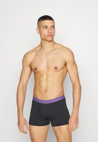 Pier One 5 PACK - Cuecas boxer - black