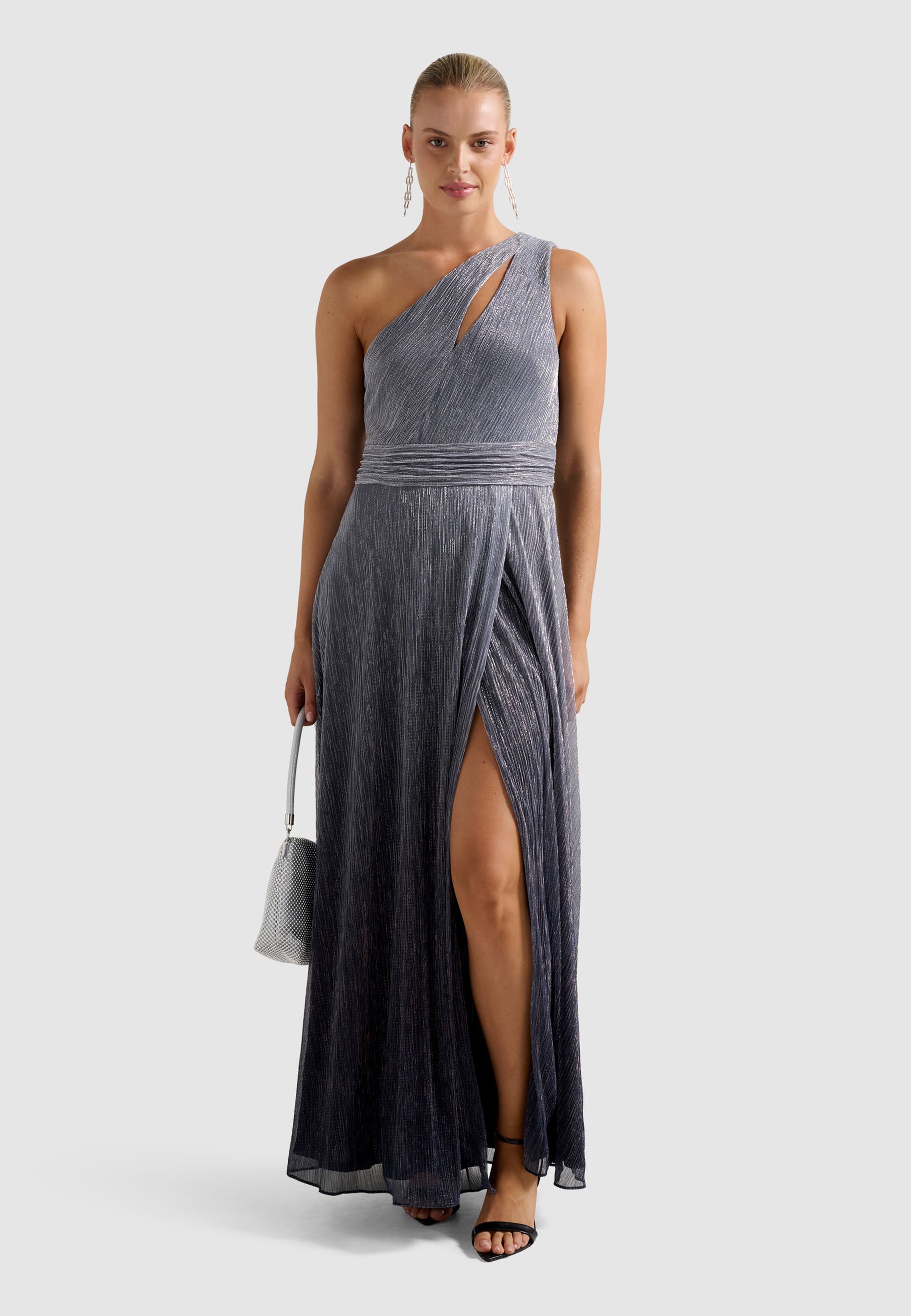 Forever New BILLIE - Cocktail dress / Party dress - silver-coloured  dusk/silver-coloured - Zalando