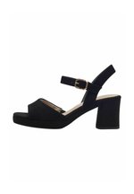 Sandalias Planas Para Mujer Tamaris - Color Negro, Talla 8 UK, Cuero Exterior Y Plantilla De Corcho
