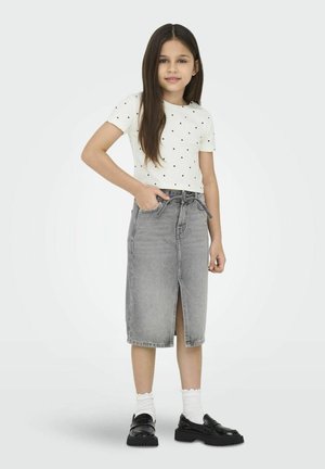 ONLY GIRLS T-shirt con stampa - cloud dancer