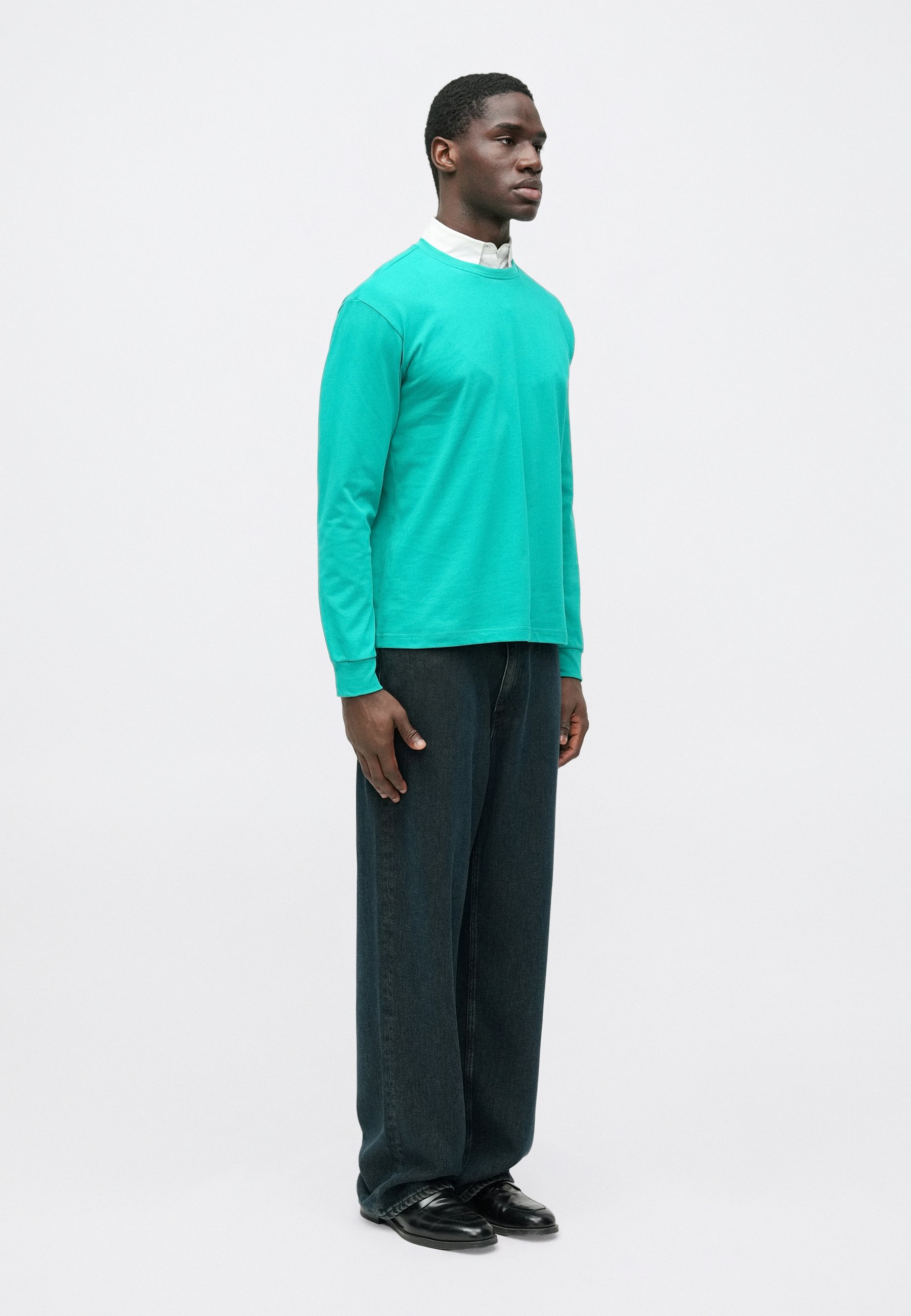 Essential Collective DROP SHOULDER LONG SLEEVE - Long sleeved top