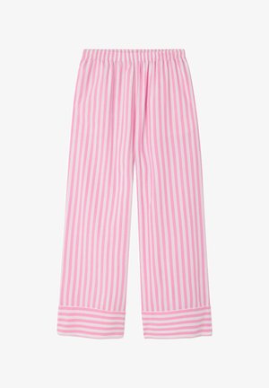 American Vintage, PANTALON FEMME VEXTOWN - Püksid - rayures rose