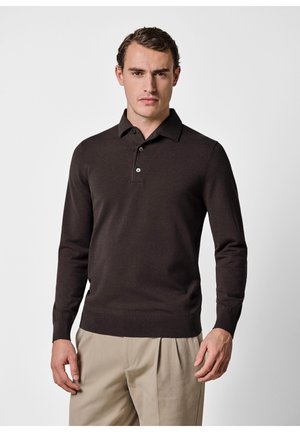 PROFUOMO THE LUXURY BASIC - Polo - dark brown