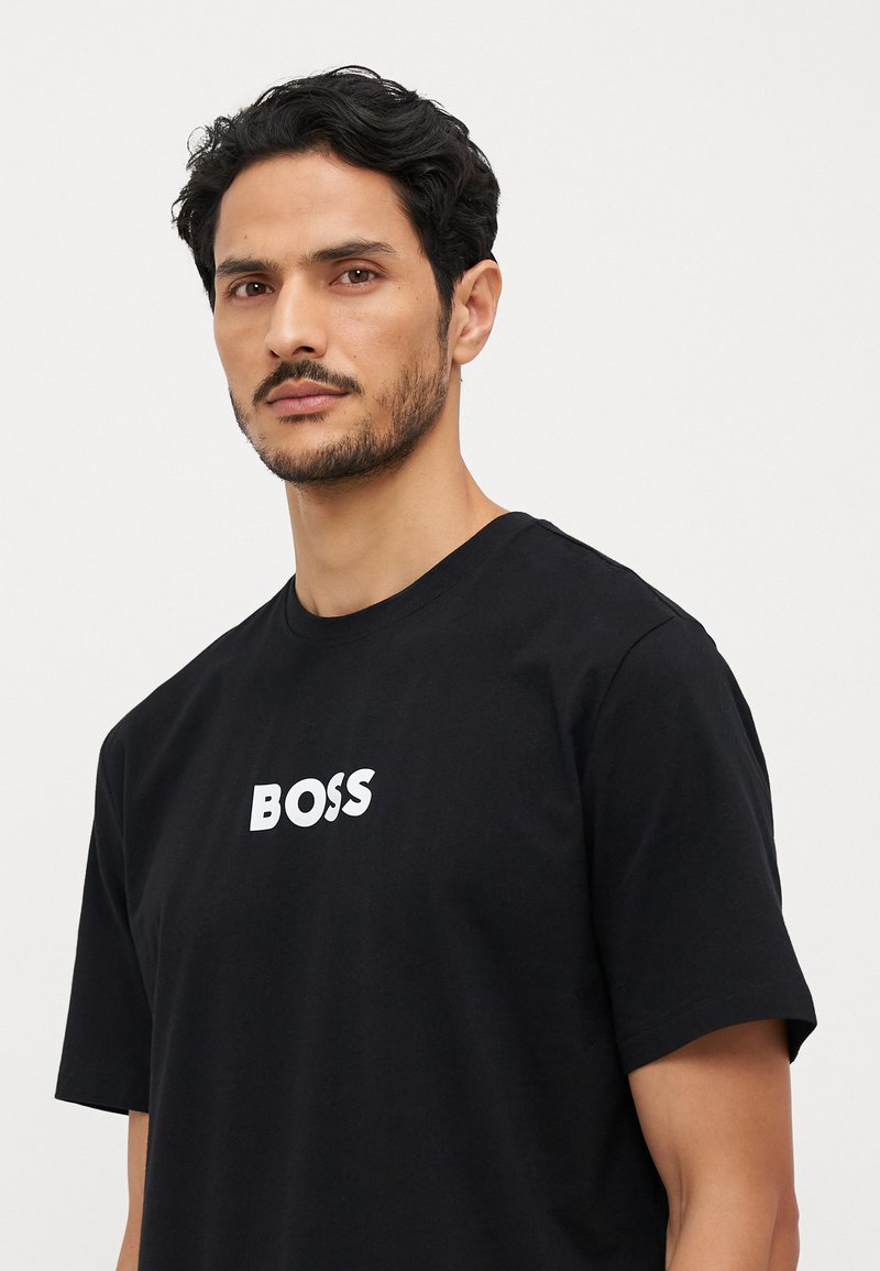 Maglietta Pigiama BOSS Rise Uomo - 47% Lyocell, 47% Cotone, 6% Elastan, Comfort Assicurato - Foto 6