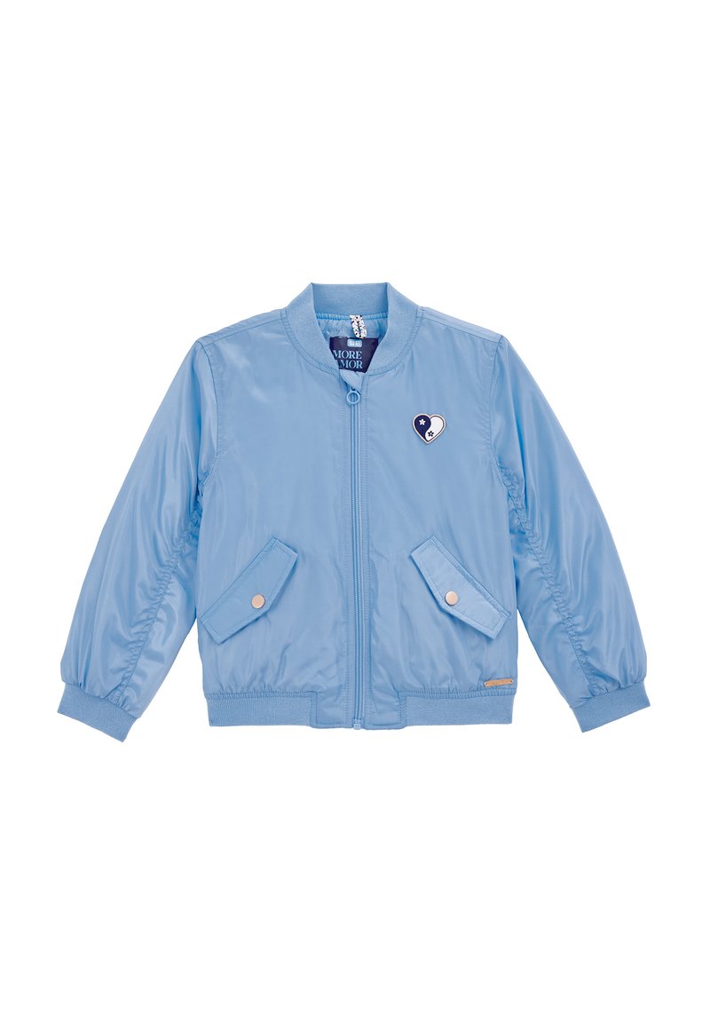 WE Fashion Bomberjacks lichtblauw