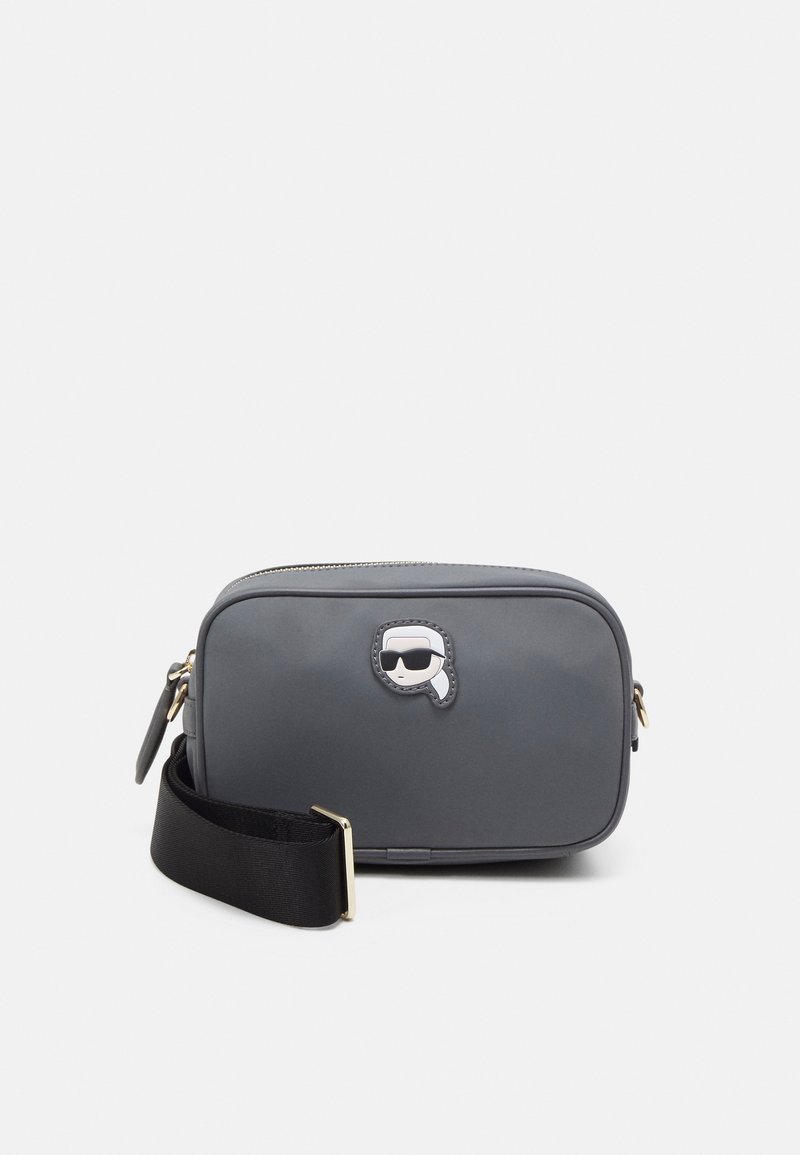 KARL LAGERFELD IKONIK CAMERA BAG Across body bag grey Zalando