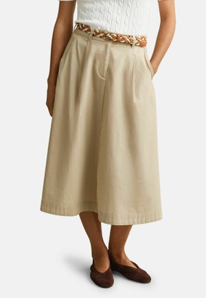 Jupe trapèze - oat beige