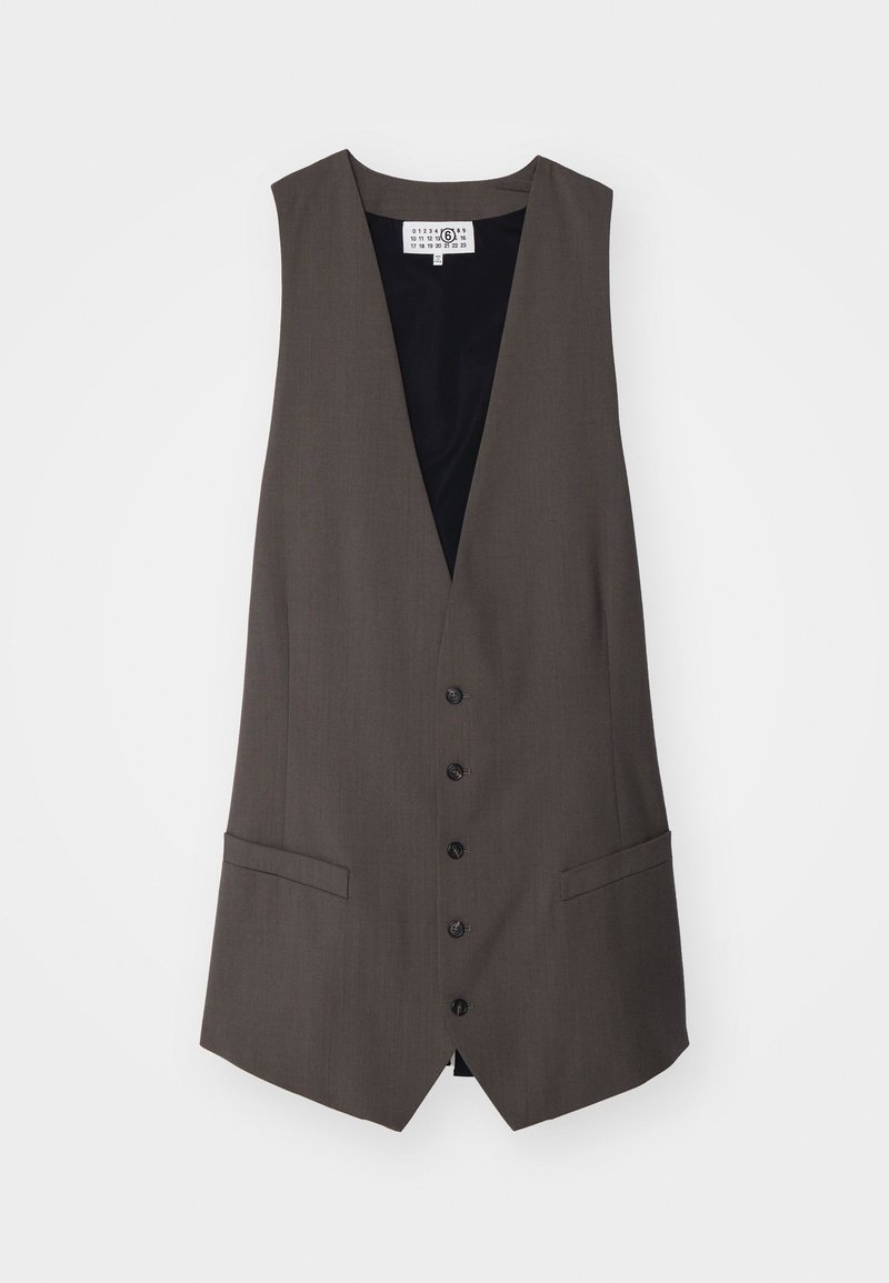 MM6 Maison Margiela Weste - mud brown/taupe - Zalando.de 