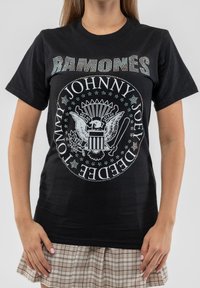 Paradiso Clothing RAMONES DIAMANTE PRESIDENTIAL SEAL - Print T-shirt - black