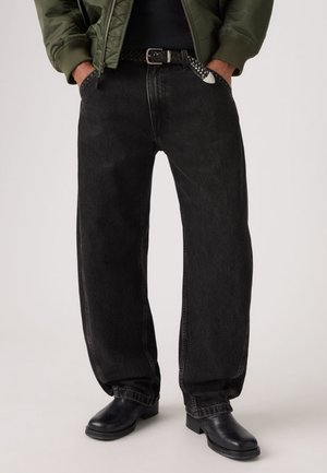 BAGGY BARREL - Baggy Jeans - black