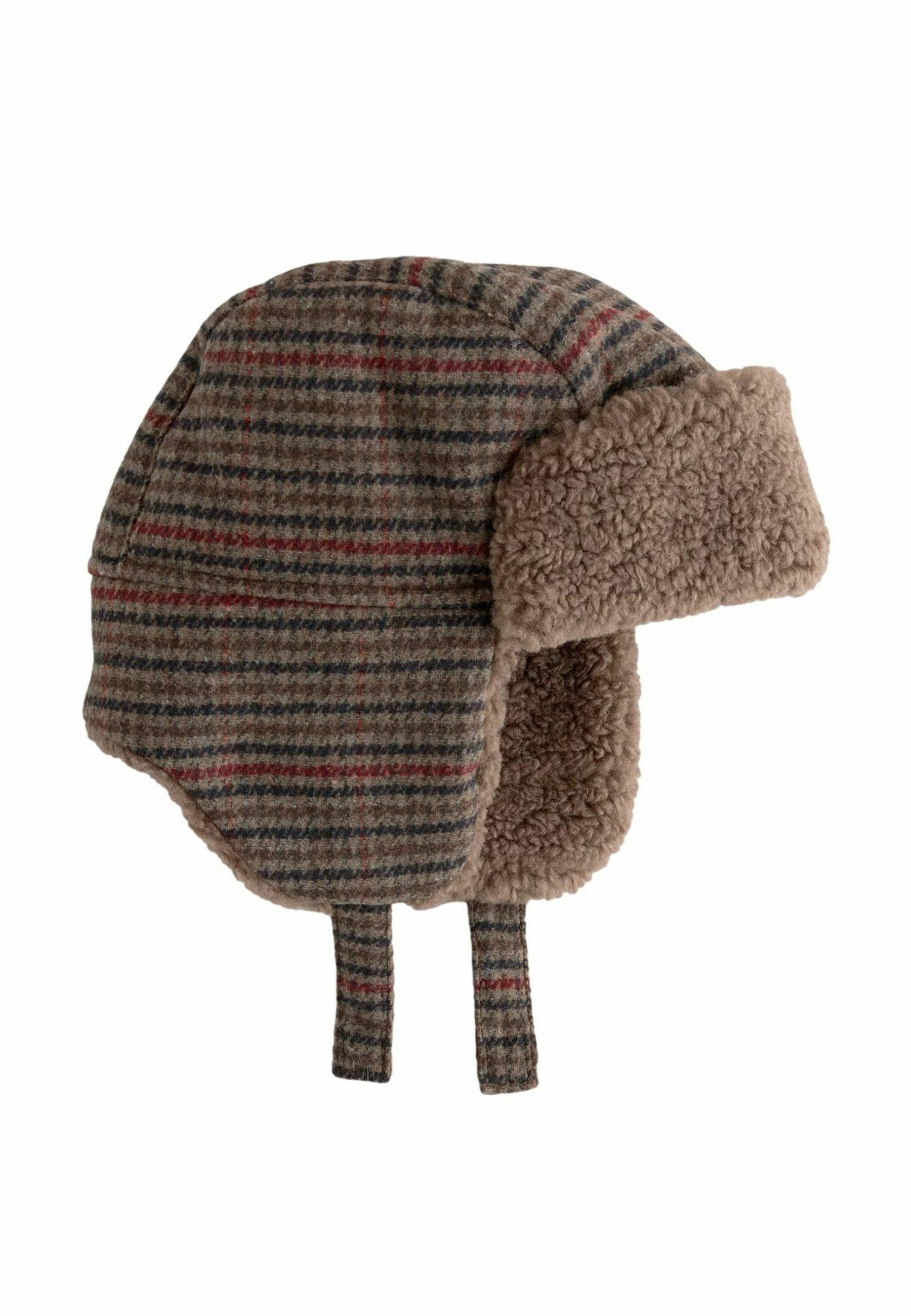 Next TRAPPER Beanie heritage check/brown Zalando