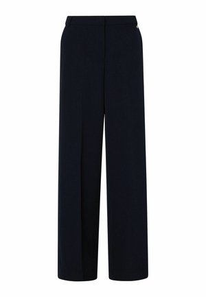 LIU JO, LIU JO PALAZZO TROUSERS WITH DOUBLE WAISTBAND - Pantalon classique - blue