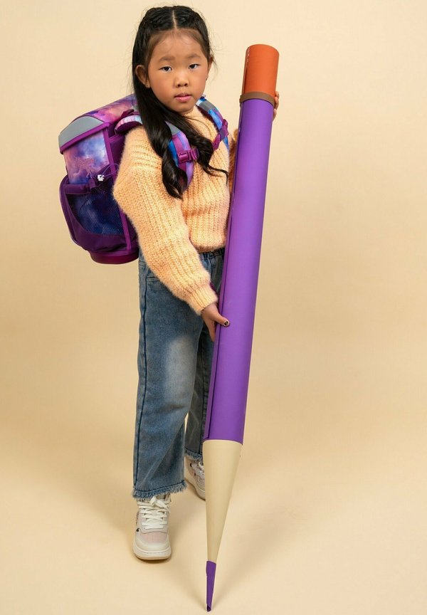 MINI FIT -SET - Schulranzen - mottled dark purple